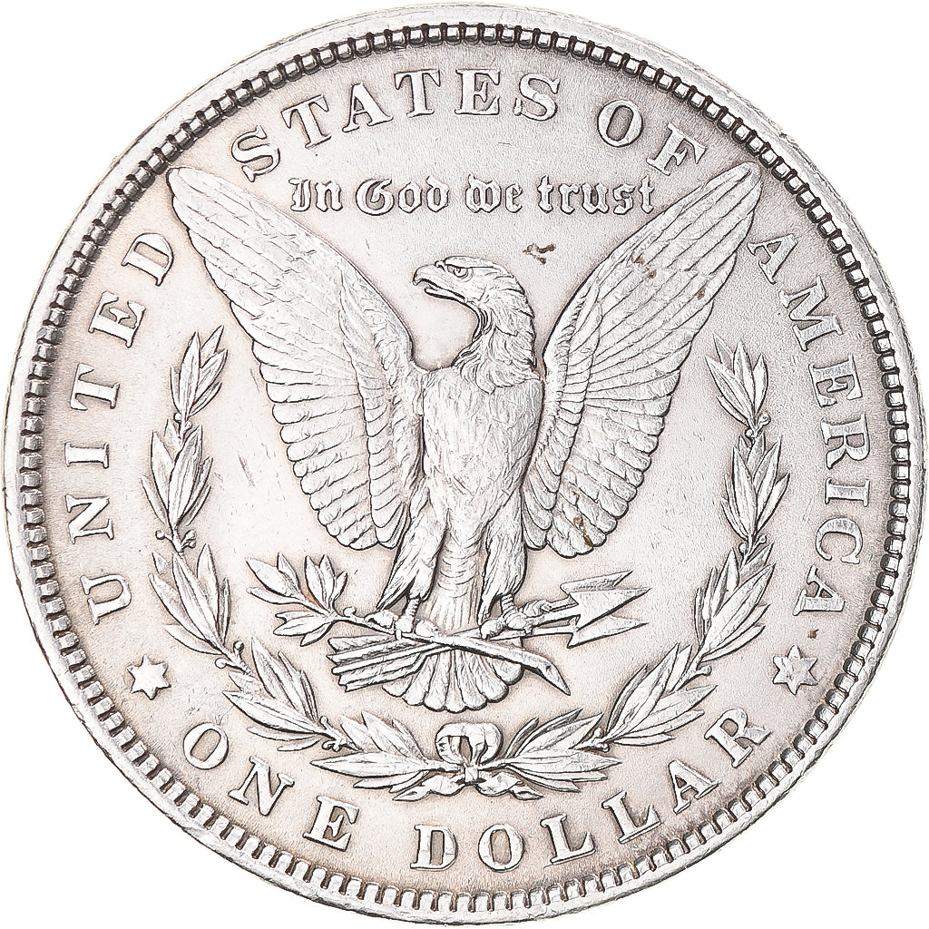 Coin, United States, Morgan, Dollar, 1881, Philadelphia, MS(60-62), Silver