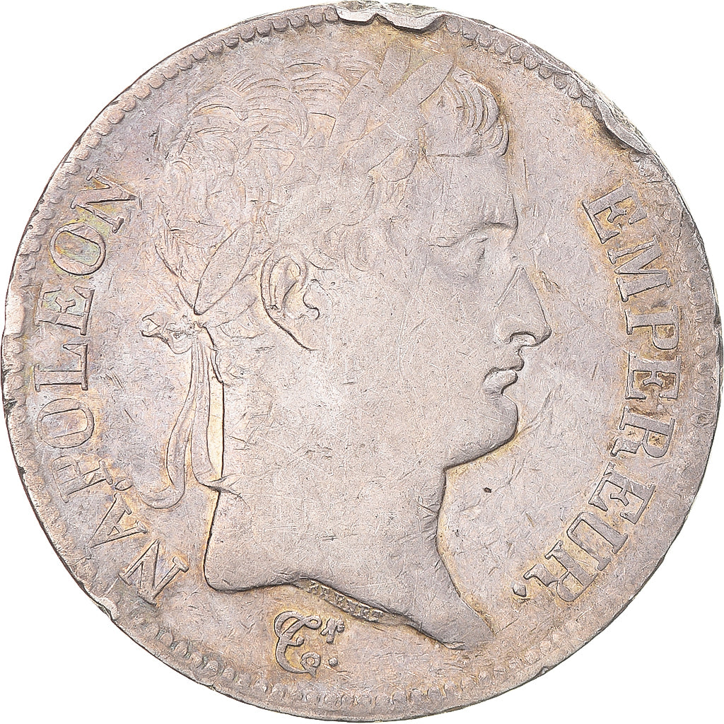 Coin, France, Napoleon I, 5 Francs, 1811, Bayonne, EF(40-45), Silver