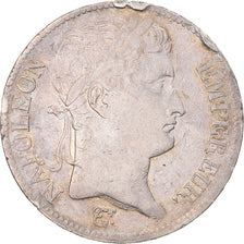 Coin, France, Napoleon I, 5 Francs, 1811, Bayonne, EF(40-45), Silver