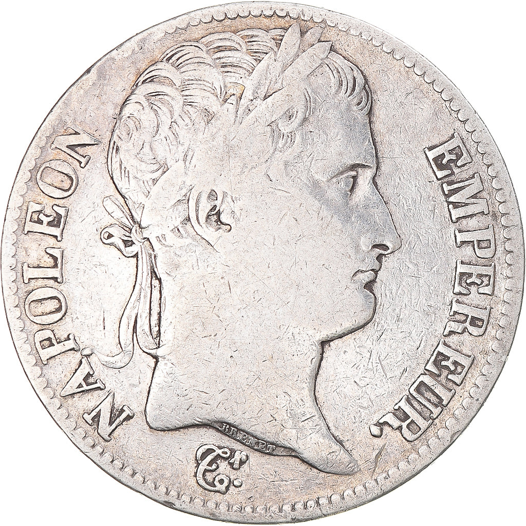 Coin, France, Napoleon I, 5 Francs, 1813, Paris, VF(30-35), Silver, Gadoury:584