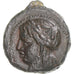 Moneda, Sicily, Æ, 287-279 BC, Agrigente, MBC, Bronce, HGC:2-168var