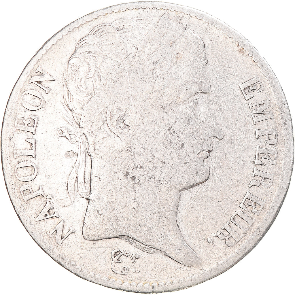 Coin, France, Napoleon I, 5 Francs, 1808, Bayonne, VF(20-25), Silver