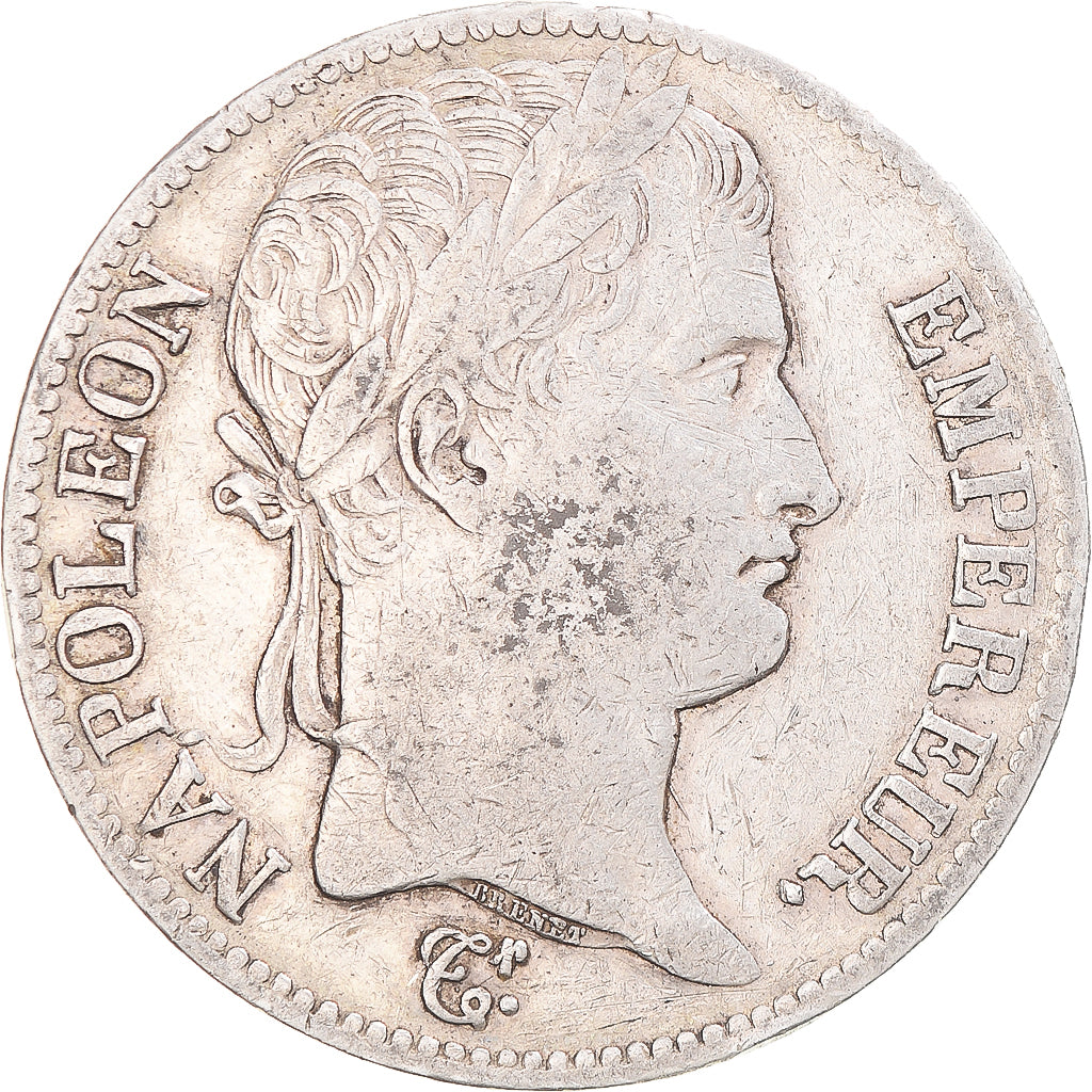 Münze, Frankreich, Napoleon I, 5 Francs, 1813, Paris, S+, Silber, Gadoury:584