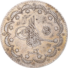 Moneda, Turquía, Abdul Hamid II, 5 Kurus, 1888/AH1293, MBC+, Plata