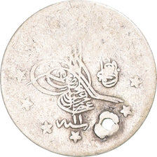 Coin, Turkey, Abdul Hamid II, Kurus, 1877 (1293//2), F(12-15), Silver