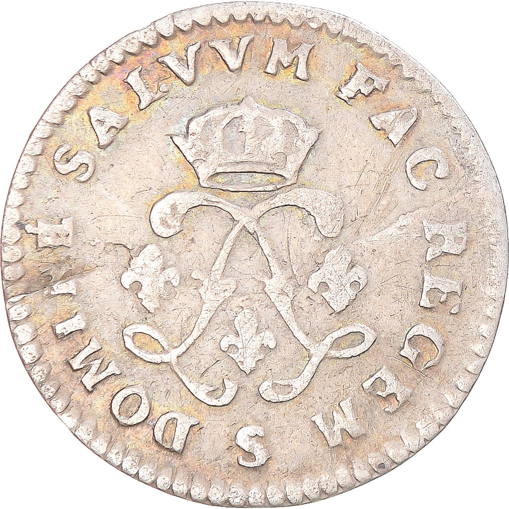 Coin, France, Louis XIV, 4 Sols aux 2 L, 1692, Reims, VF(20-25), Silver