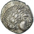 Münze, Santones, Drachme à la couronne en chevrons, 120-80 BC, VZ, Silber