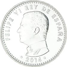 Spain, Philip VI, 30 Euro, 2014, Madrid, MS(63), Silver