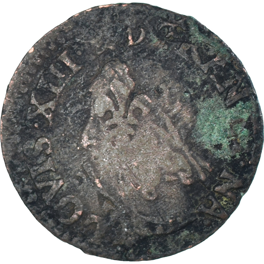 Coin, France, Louis XIII, Double Tournois, 1641, Uncertain Mint, F(12-15)