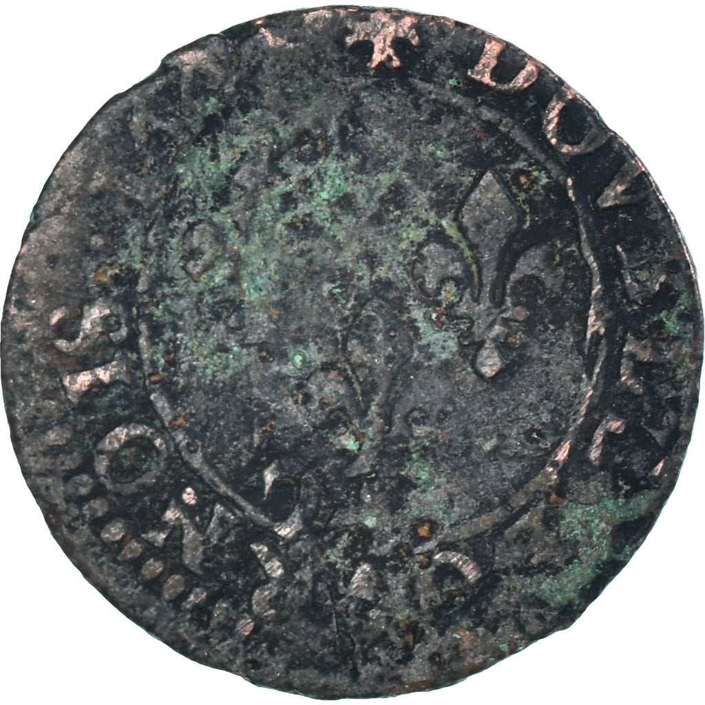 Coin, France, Louis XIII, Double Tournois, 1641, Uncertain Mint, F(12-15)