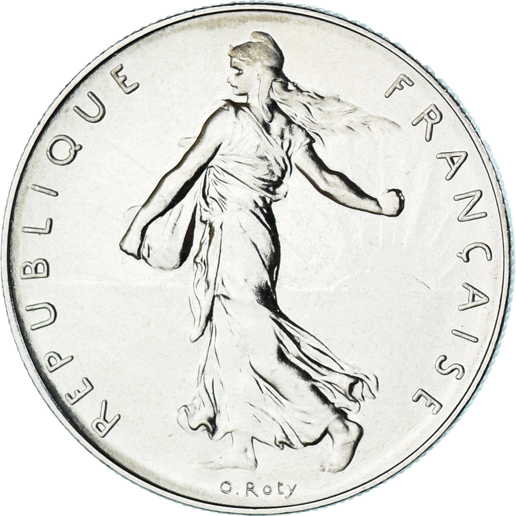 Monnaie, France, Semeuse, 1 Franc, 1980, Paris, série FDC, FDC, Nickel