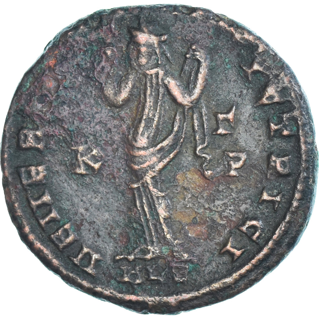 Moeda, Galeria Valeria, Follis, 308-311, Heraclea, VF(30-35), Bronze