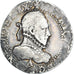 Francja, Henri III, Demi Franc, 1581, Paris, Srebro, VF(20-25), Gadoury:487