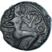 Munten, Bellovaques, Bronze au personnage courant, 80-50 BC, ZF, Bronzen
