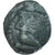 Münze, Bellovaci, Bronze au personnage agenouillé, 80-50 BC, SS, Bronze