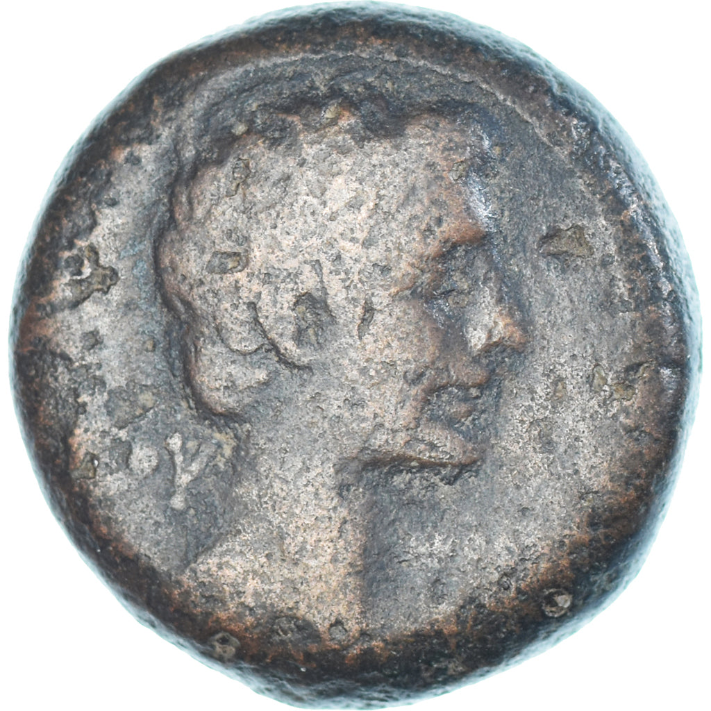 Coin, Egypt, Octavian, Æ, 30-28 BC, Alexandria, VF(20-25), Bronze, RPC:5001