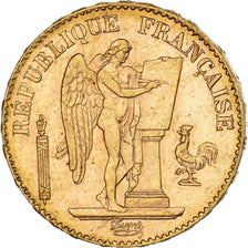 Monnaie, France, Génie, 20 Francs, 1896, Paris, Torche, TTB+, Or, Gadoury:1063