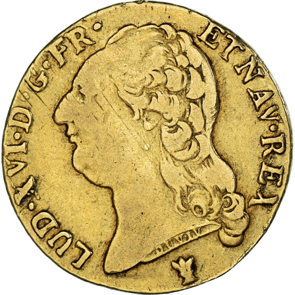 Münze, Frankreich, Louis XVI, Louis d'or à la tête nue, 1788, Limoges, S