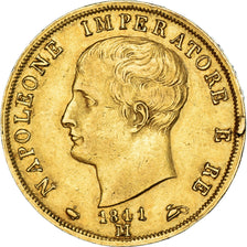 Münze, Italien Staaten, KINGDOM OF NAPOLEON, Napoleon I, 40 Lire, 1811, Milan
