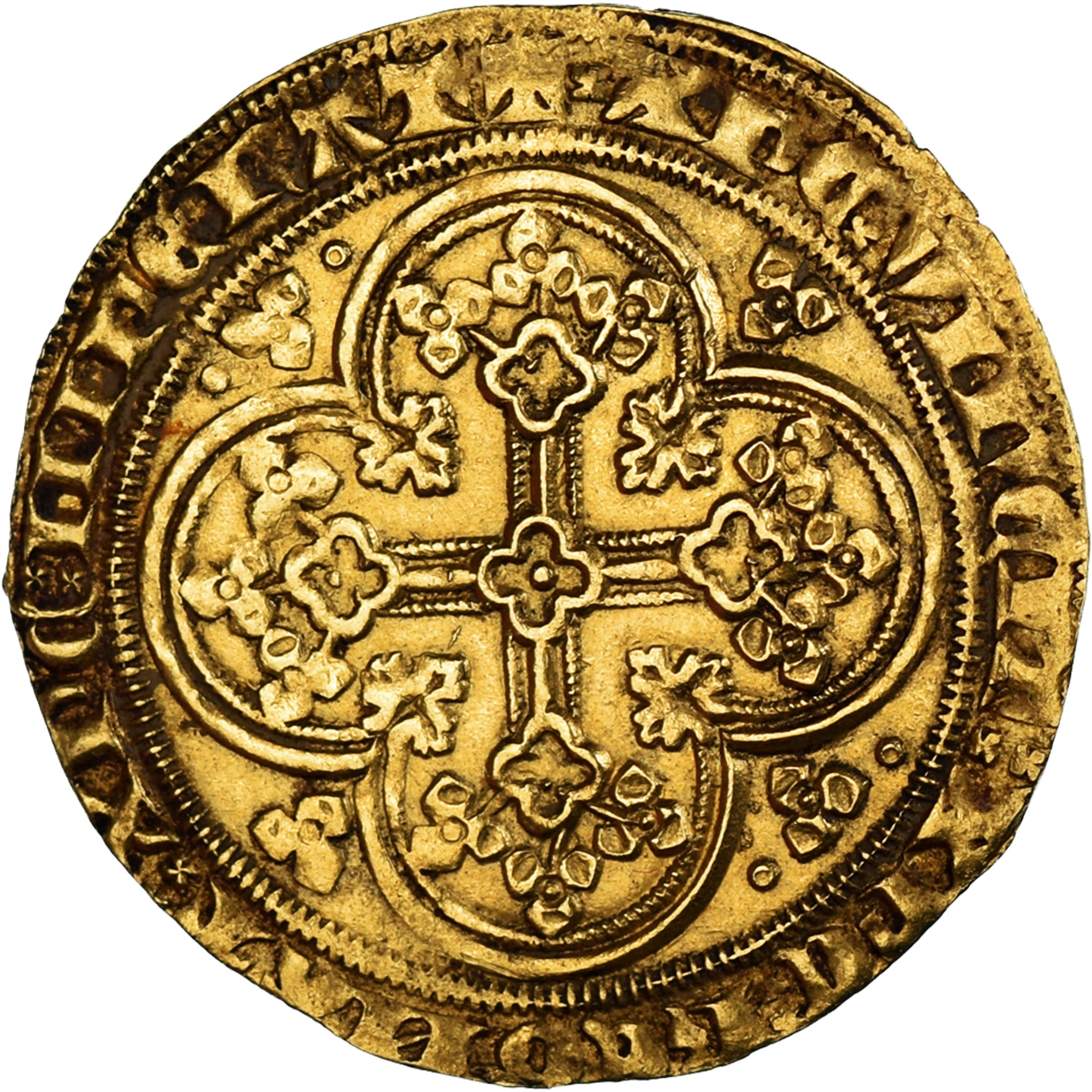 Munten, Frankrijk, Filip VI, Ecu d'or à la chaise, 1348-1350, ZF, Goud