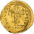Monnaie, Maurice Tibère, Tremissis, 582-602, Constantinople, TTB, Or