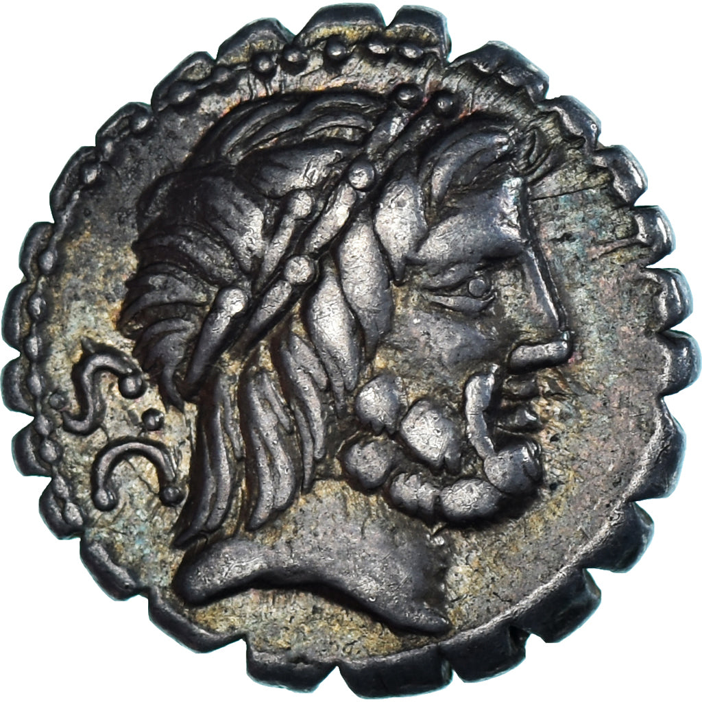 Münze, Antonia, Denarius Serratus, 83-82 BC, Rome, SS+, Silber, Crawford:364/1d