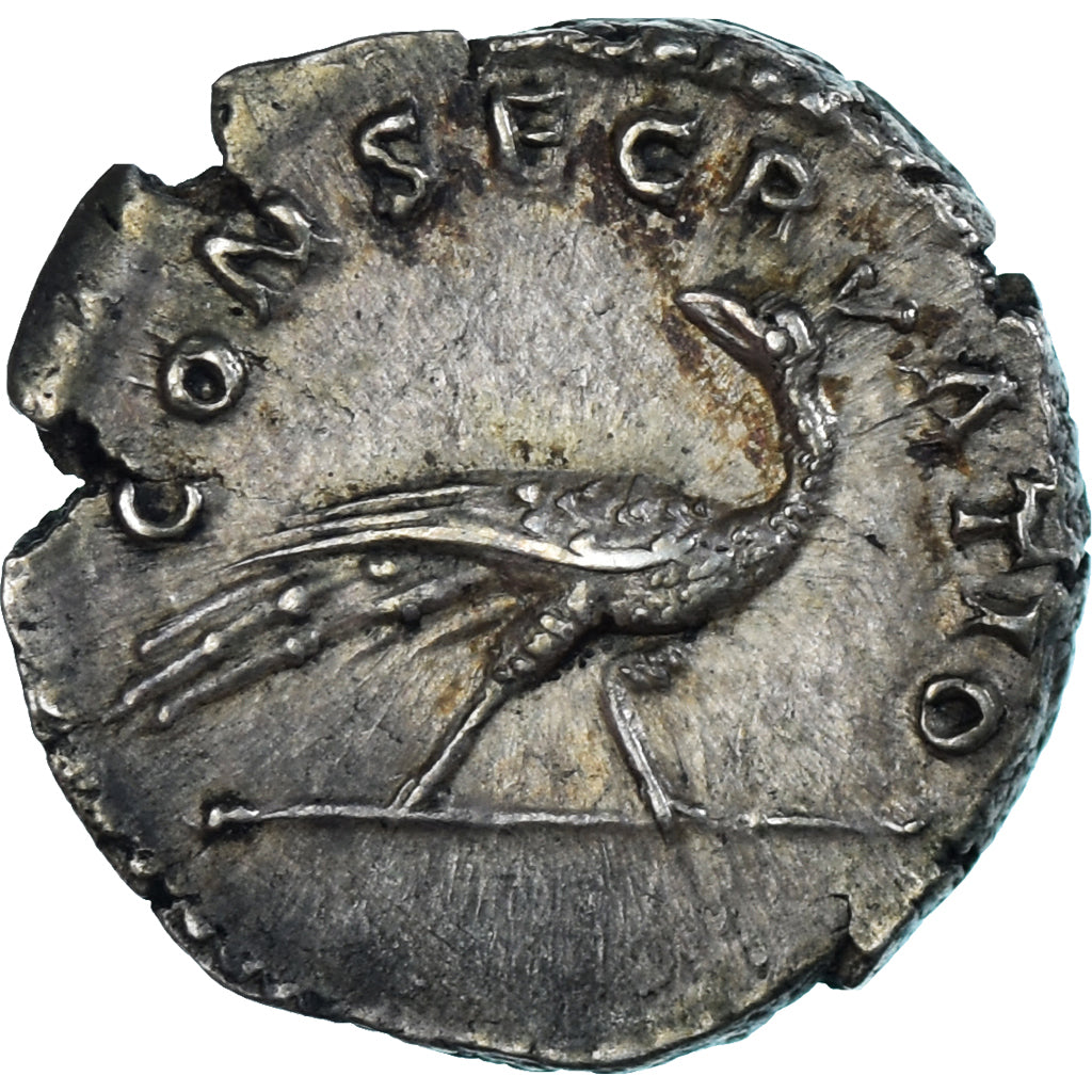 Coin, Diva Faustina I, Denarius, 141, Rome, AU(55-58), Silver, RIC:384a