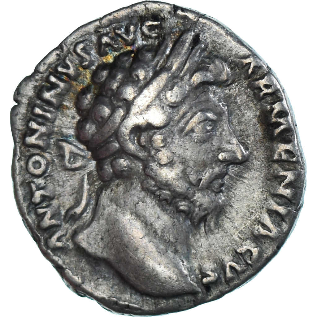 Coin, Marcus Aurelius, Denarius, 164-165, Rome, EF(40-45), Silver, RIC:122