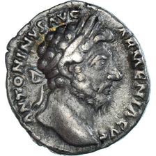 Coin, Marcus Aurelius, Denarius, 164-165, Rome, EF(40-45), Silver, RIC:122