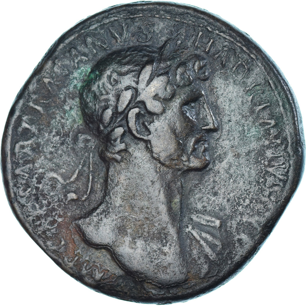 Coin, Hadrian, Sestertius, 118, Rome, VF(30-35), Bronze, RIC:163