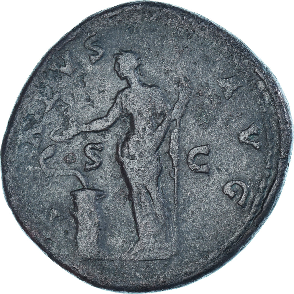 Münze, Antoninus Pius, Sesterz, 140-141, Rome, S, Silber, RIC:635a