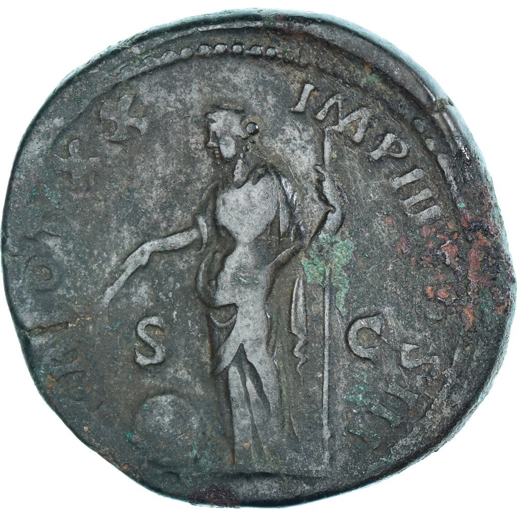 Moeda, Marcus Aurelius, Sestertius, 165-166, Rome, VF(20-25), Bronze, RIC:923