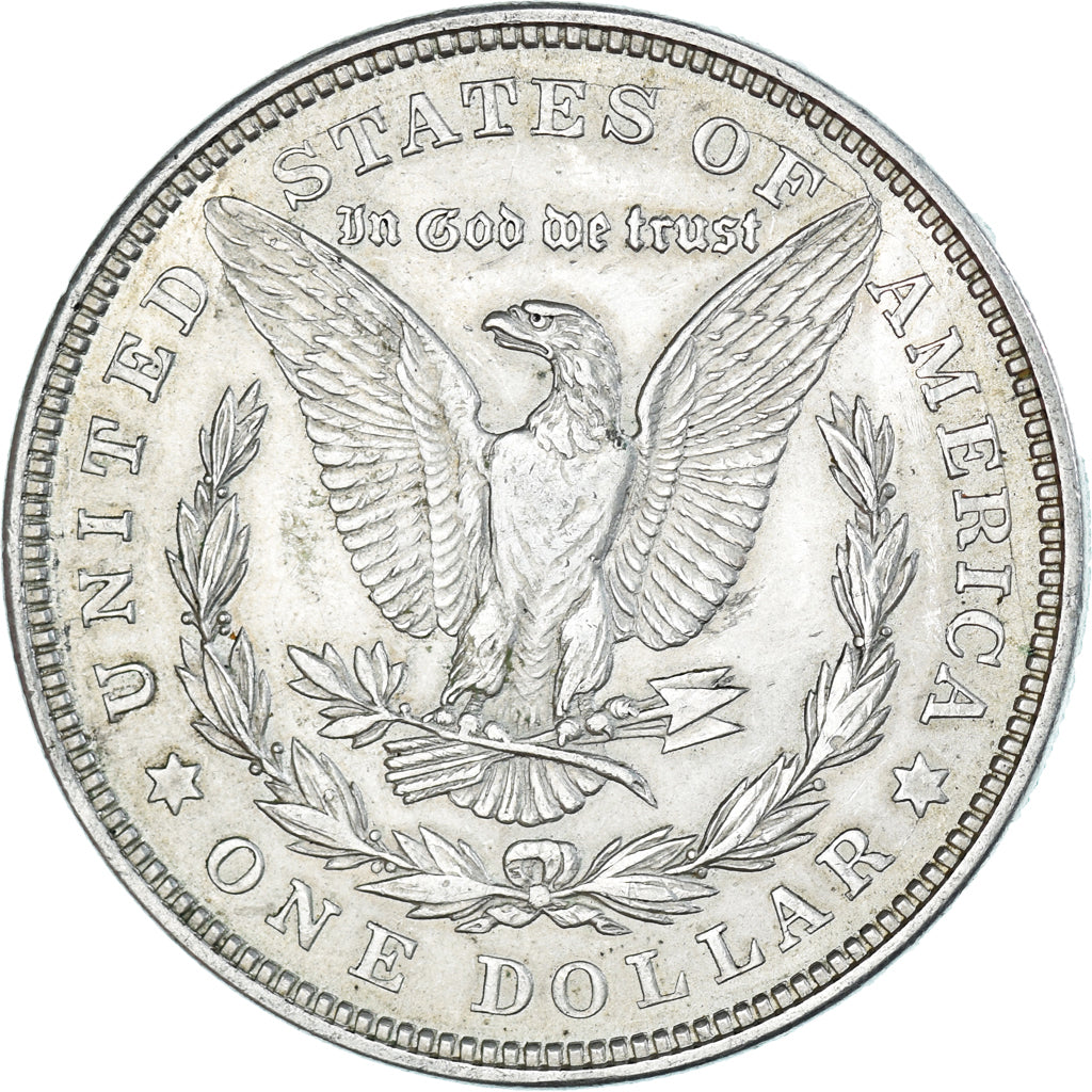 Coin, United States, Morgan, Dollar, 1921, Philadelphia, AU(55-58), Silver