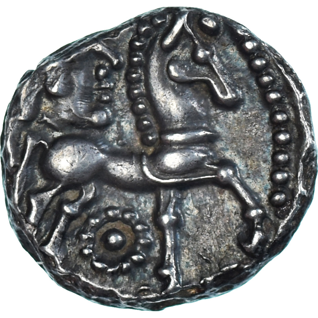 Lemovici, Drachme au cercle perlé, 1st century BC, SPL-, Argento