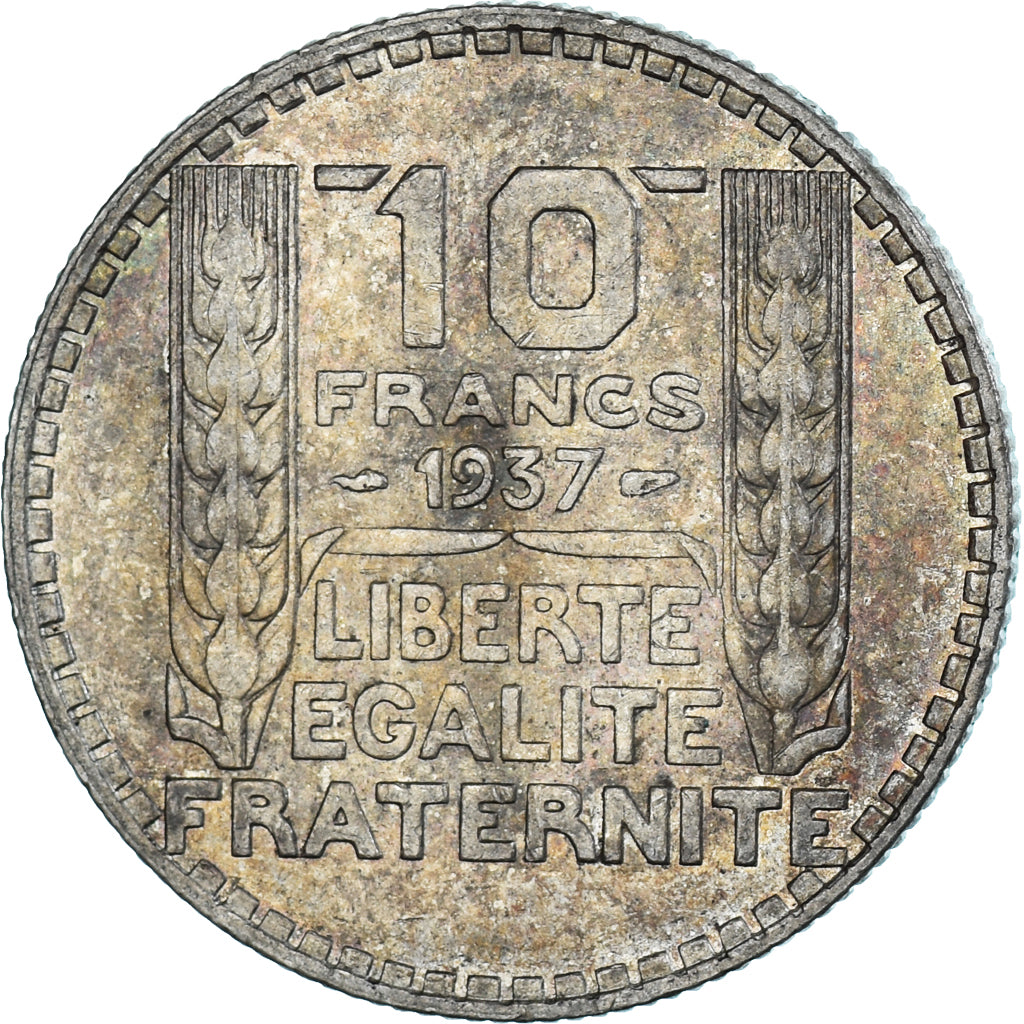 Monnaie, France, Turin, 10 Francs, 1937, Paris, TTB, Argent, Gadoury:801