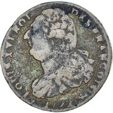 Moneta, Francja, Louis XVI, 2 Sols, 1792 / AN 4, Pau, F(12-15), Srebro