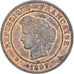 Coin, France, Cérès, 5 Centimes, 1897, Paris, Torche, EF(40-45), Bronze
