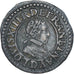 Moneta, Francia, Louis XIII, Double Tournois, 1618, Lyon, BB, Rame, Gadoury:5
