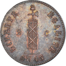 Moneta, Haiti, 2 Centimes, 1846, Paris, BB, Rame