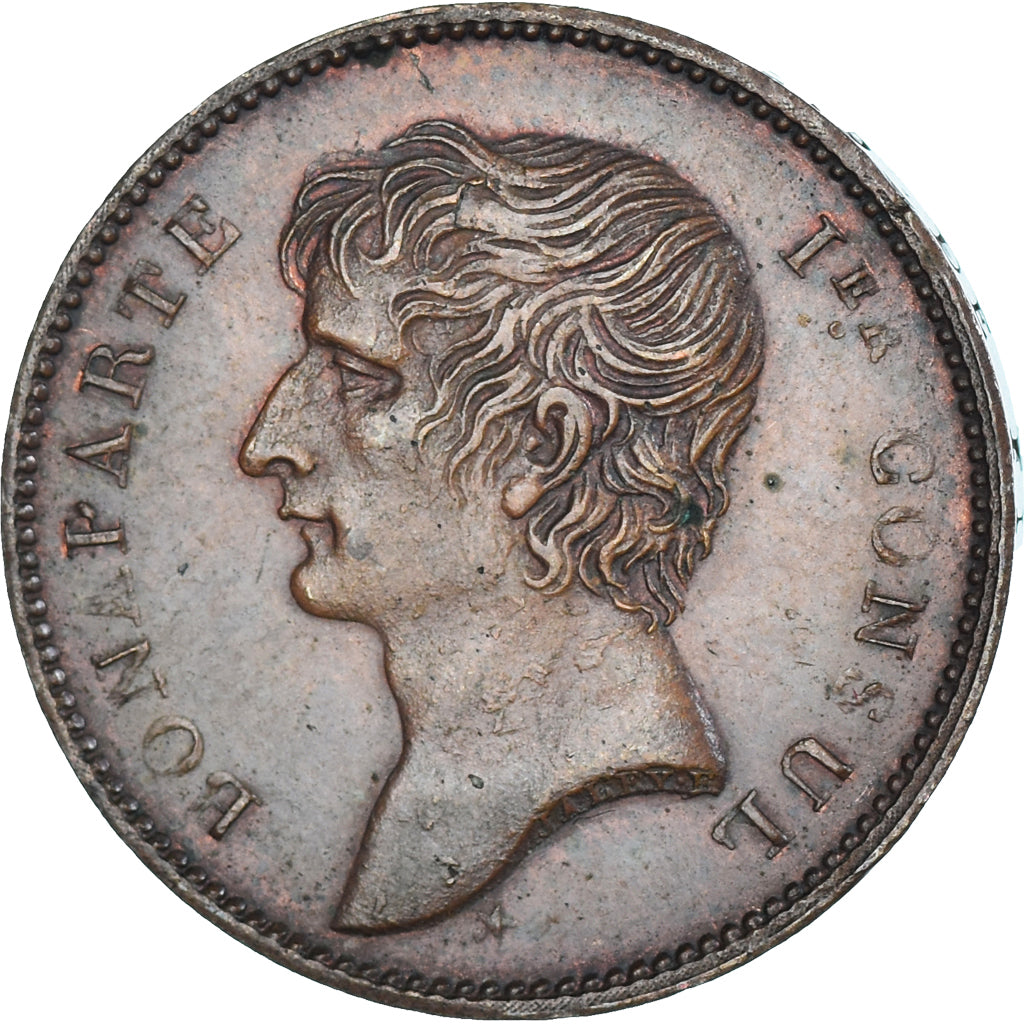 Coin, France, Napoleon I, Module de 2 francs, An X, ESSAI, AU(55-58), Copper