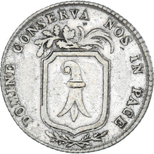 Coin, SWISS CANTONS, BASEL, 3 Batzen, 1809, Basel, VF(30-35), Silver, KM:198