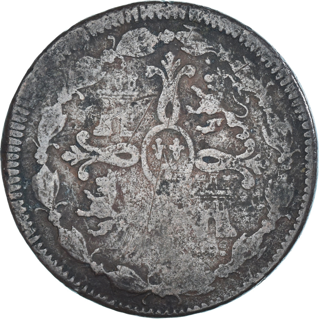 Moneta, Hiszpania, Ferdinand VII, 8 Maravedis, Uncertain date, F(12-15), Miedź