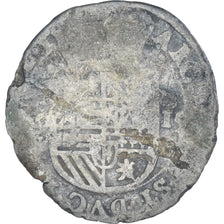 Monnaie, Pays-Bas espagnols, Albert & Isabelle, 1/2 patard, 1598-1621, B+