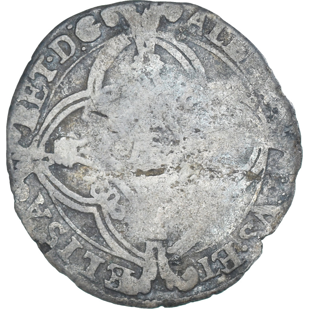 Monnaie, Pays-Bas espagnols, Albert & Isabelle, 1/2 patard, 1598-1621, B+