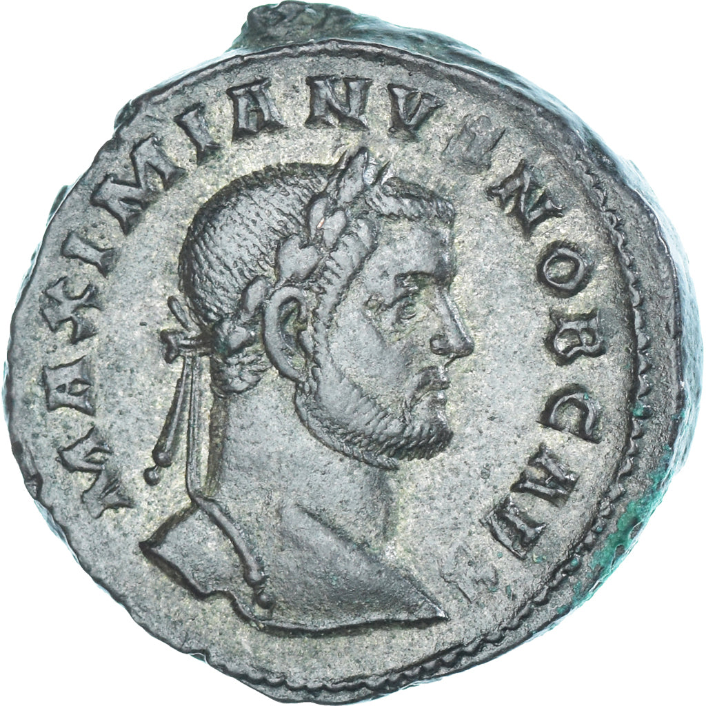 Coin, Maximianus, Æ, 296-297, Trier, AU(50-53), Bronze