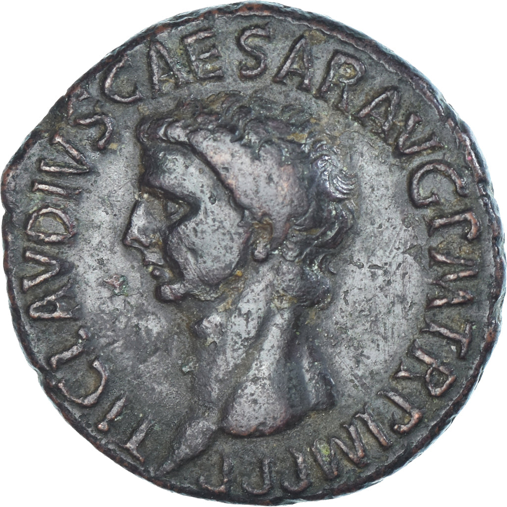 Coin, Claudius, As, 50-54, Rome, EF(40-45), Bronze, RIC:113