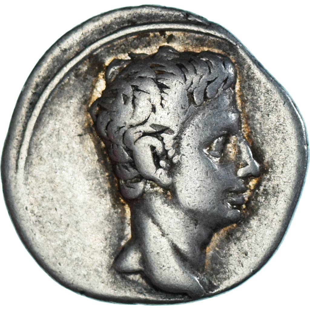 Münze, Augustus, Denarius, 18-17 BC, Colonia Patricia, S+, Silber, RIC:126