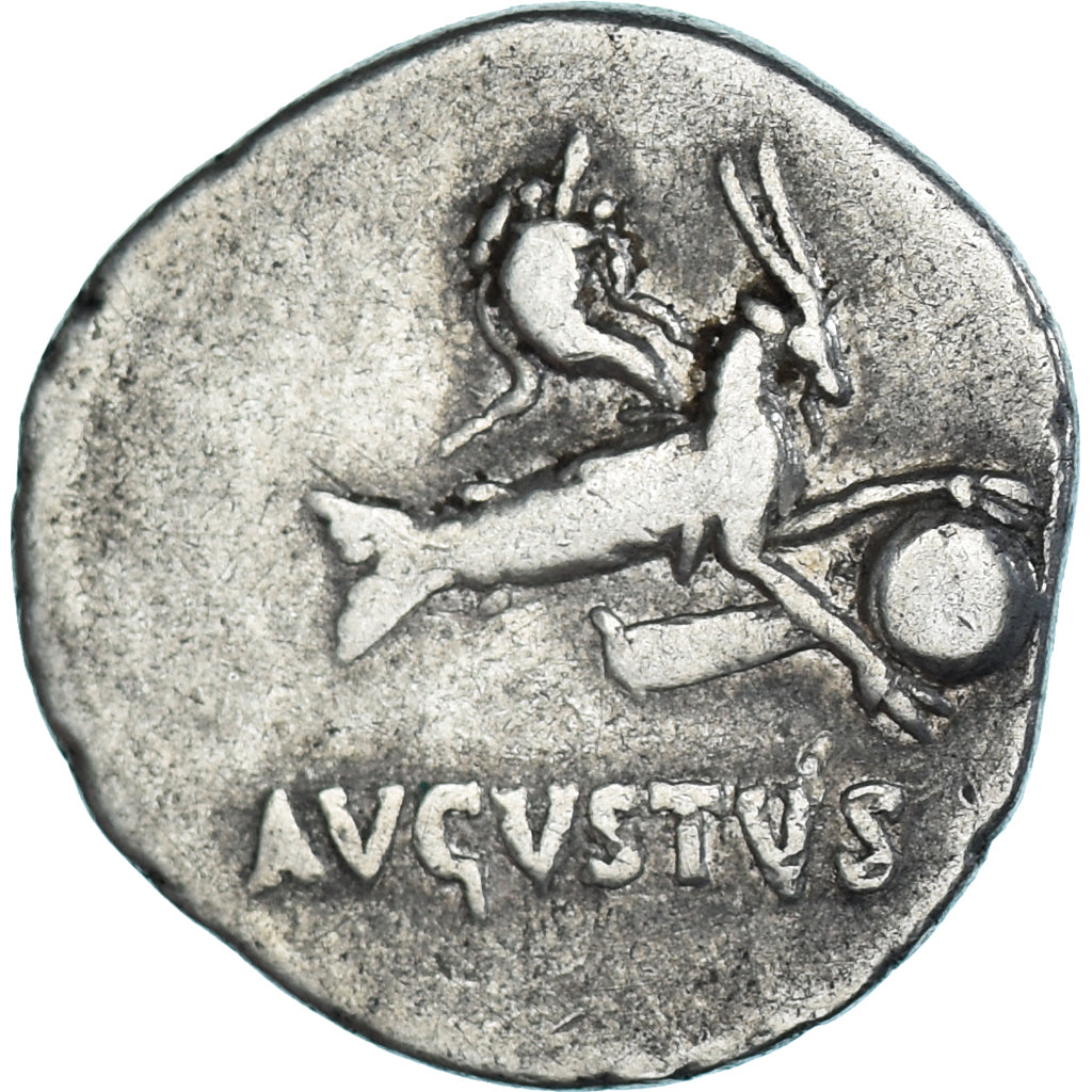 Münze, Augustus, Denarius, 18-17 BC, Colonia Patricia, S+, Silber, RIC:126