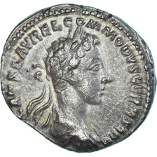 Coin, Commodus, Denarius, 177, Rome, AU(50-53), Silver, RIC:626