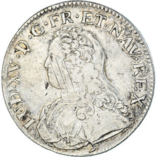 Monnaie, France, Louis XV, Ecu aux branches d'olivier, 1727, Bourges, TB+